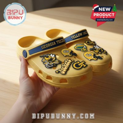 Georgia Tech Yellow Jackets Football Crocs Clogs