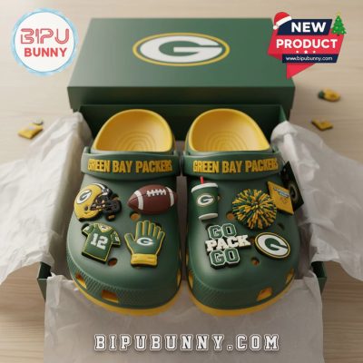Green Bay Packers Football Crocs Clogs