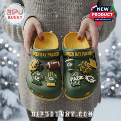 Green Bay Packers Football Crocs Clogs