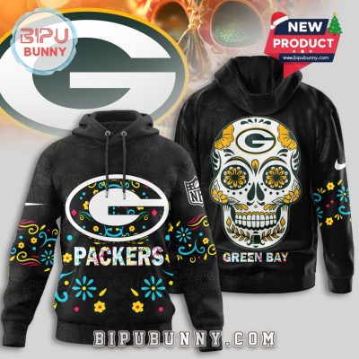 Green Bay Packers NFL Dia de los Muertos Limited Editions Hoodie