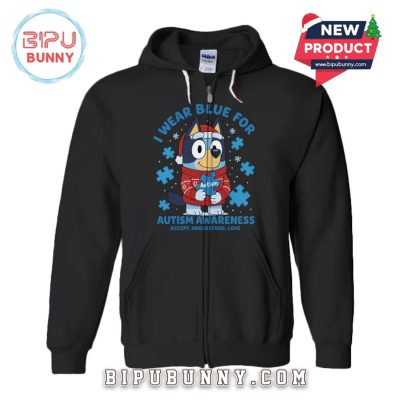 I Wear X-Mas Blue For Autism Awareness T-Shirt