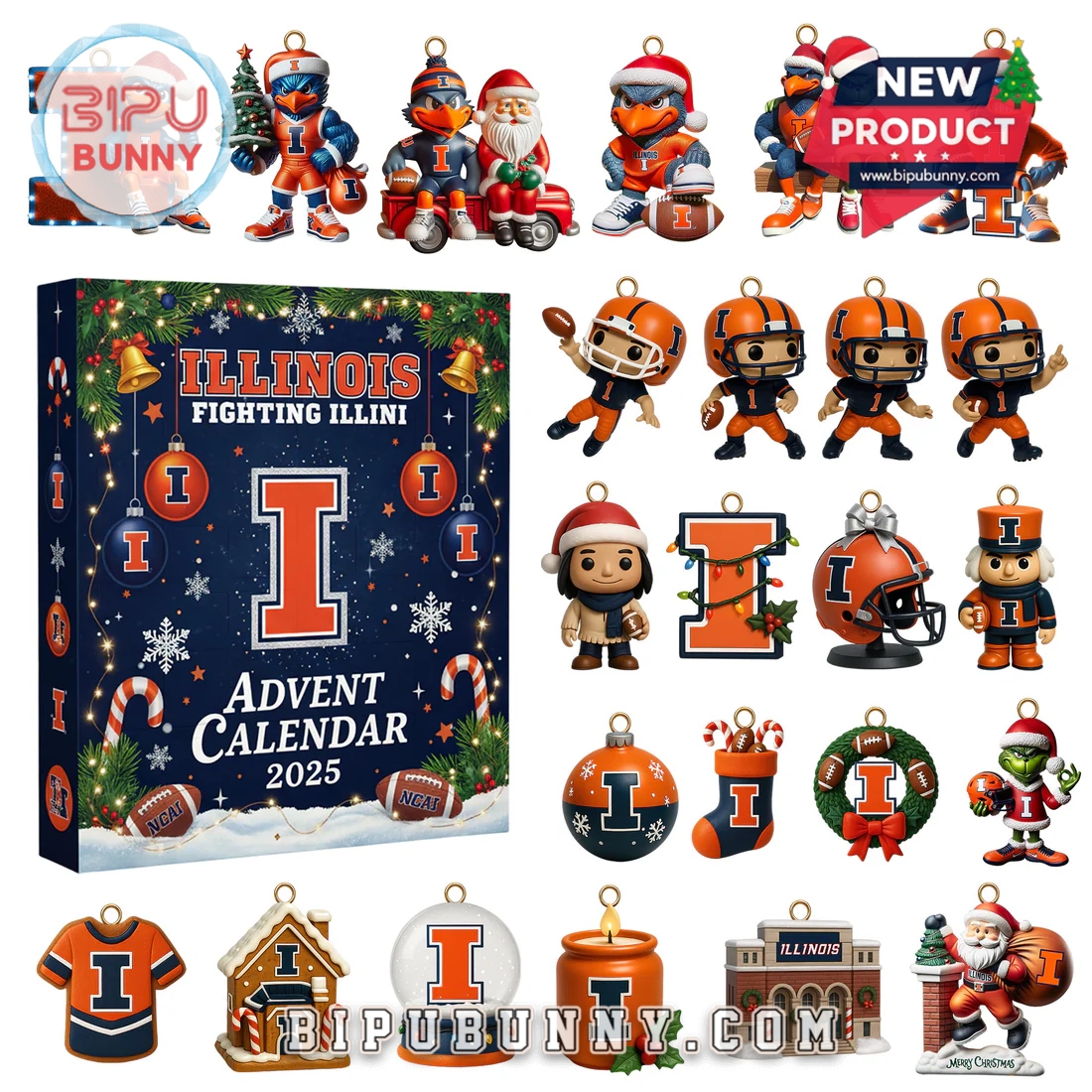 Illinois Fighting Illini Advent Calendar 2025 Illinois Fighting Illini Advent Calendar 2025