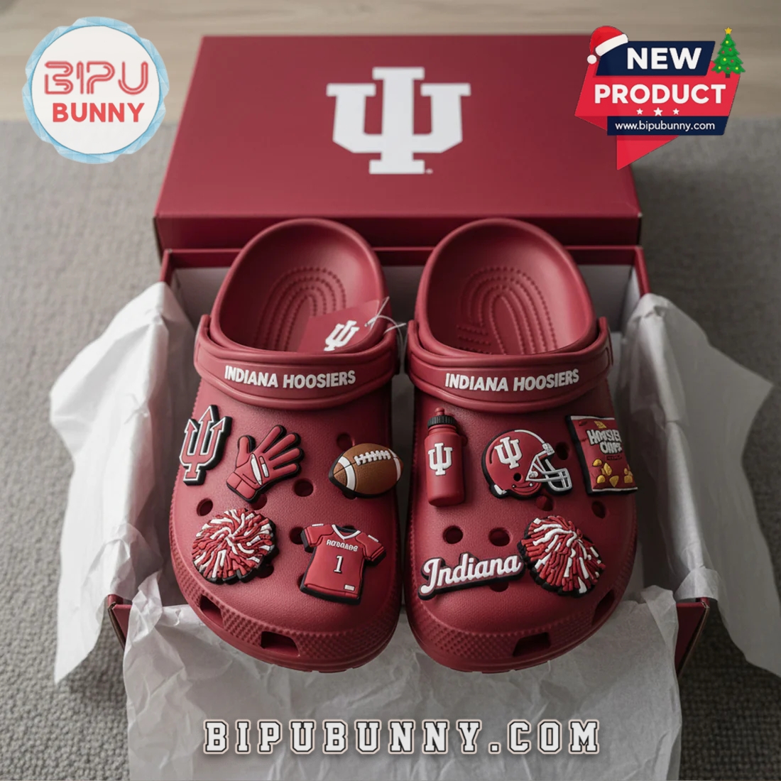 Indiana Hoosiers Football Crocs Clogs Indiana Hoosiers Football Crocs Clogs