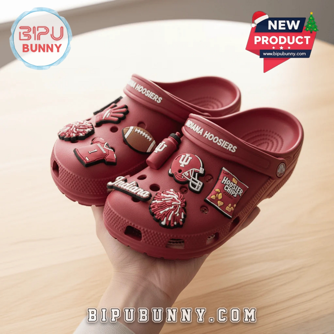 Indiana Hoosiers Football Crocs Clogs Indiana Hoosiers Football Crocs Clogs