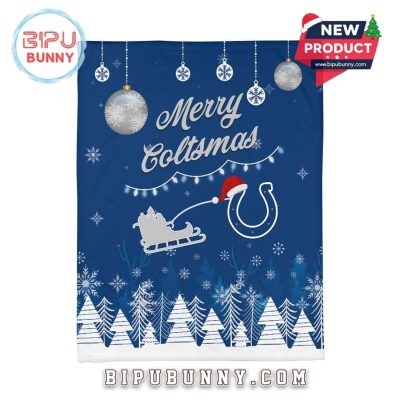 Indianapolis Colts 2025 Christmas Fleece Blanket