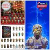Iron Maiden 2025 Advent Calendar with 24 collectible Eddie miniatures and a lightning-charged poster backdrop!