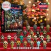 Iron Maiden 2025 Advent Calendar with detailed Eddie figurines in multiple iconic forms, displayed on red steps!