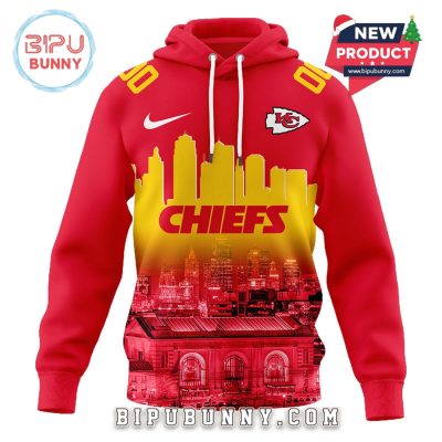 Kansas City Chiefs Custom NFL Skyline Hoodie 2025
