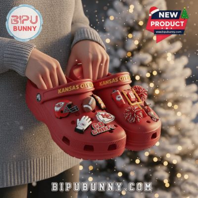 Kansas City Chiefs Football Crocs Clogs