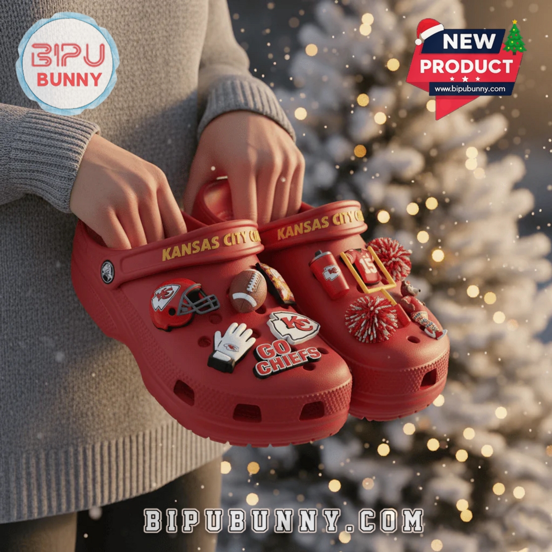 Kansas City Chiefs Football Crocs Clogs Kansas City Chiefs Football Crocs Clogs