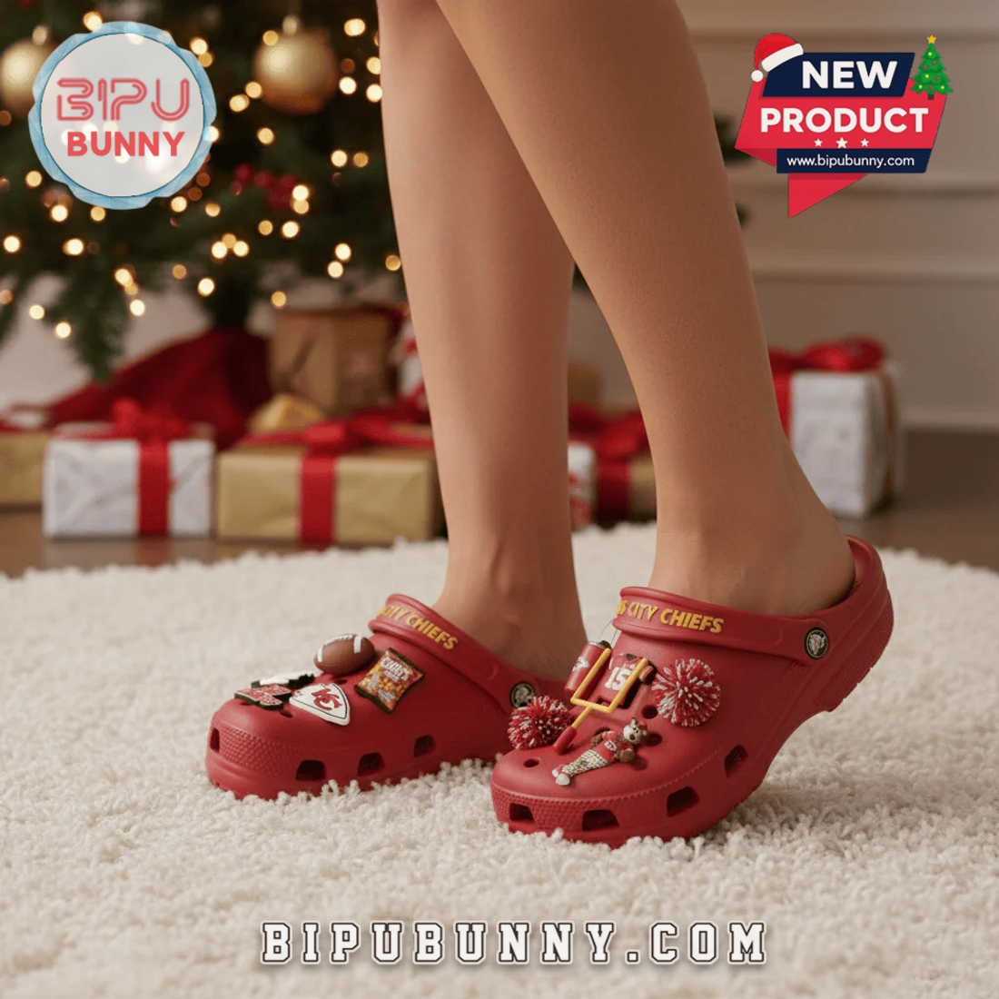 Kansas City Chiefs Football Crocs Clogs Kansas City Chiefs Football Crocs Clogs