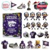 Kansas State Wildcats 2025 Advent Calendar set in magical snowy football stadium atmosphere!