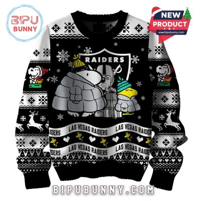Las Vegas Raiders NFL Peanuts Snoopy Ugly Sweater 2025