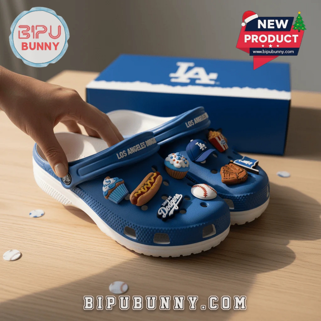 Los Angeles Dodgers Football Crocs Clogs Los Angeles Dodgers Football Crocs Clogs