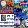 Dodgers 2025 Advent Calendar with championship-themed badge ornaments and collage of fans, stadium, and LA spirit!