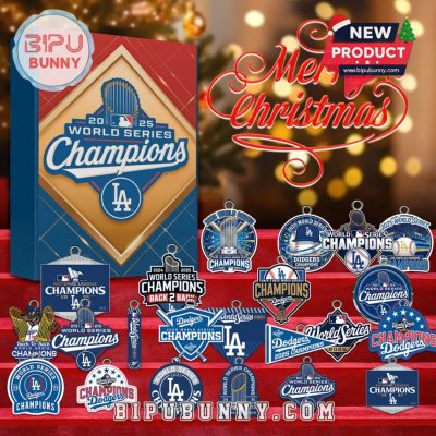Los Angeles Dodgers World Series Badges Advent Calendar 2025
