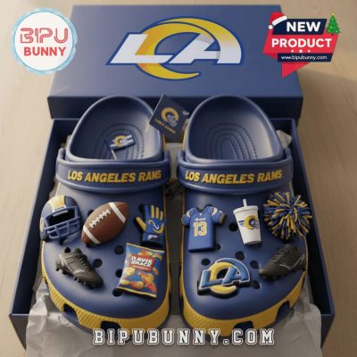 Los Angeles Rams Football Crocs Clogs