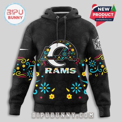Los Angeles Rams NFL Dia de los Muertos Limited Editions Hoodie