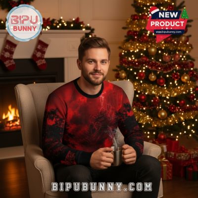 Los Angeles Rams x Stranger Things Ugly Sweater 2025