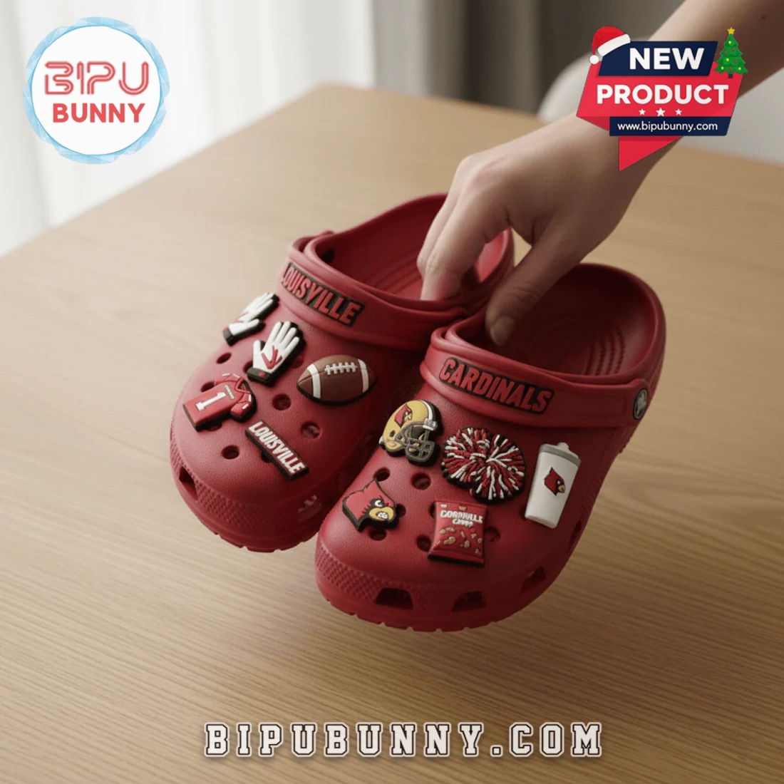 Louisville Cardinals Football Crocs Clogs Louisville Cardinals Football Crocs Clogs