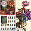 2025 Dancing Bears Advent Calendar with 24 colorful bear figurines in holiday setting