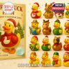 Farm-themed advent calendar with holiday rubber ducks in assorted animal and festive costumes!