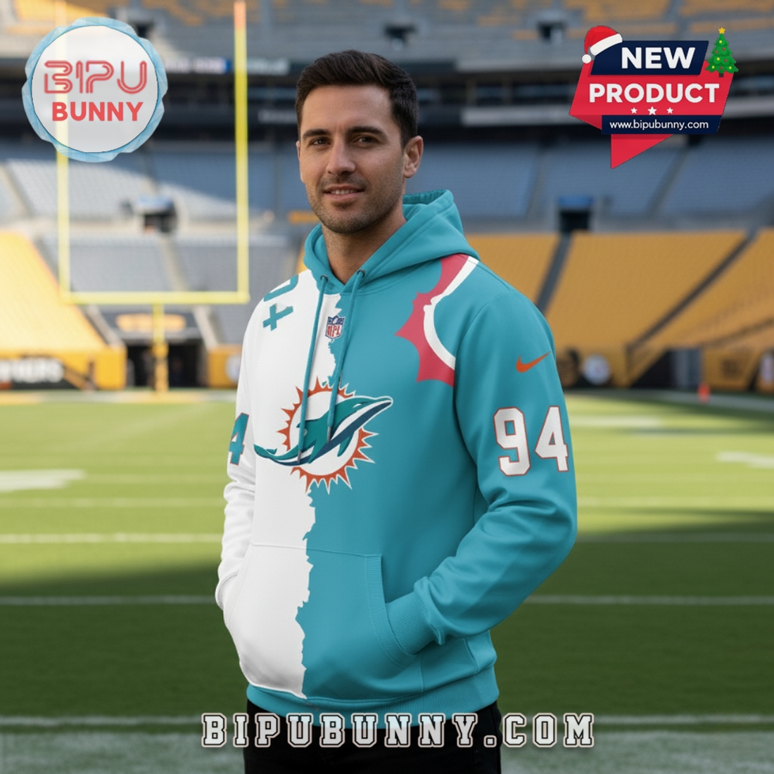 Miami Dolphins 2025 NFL Home Mix Away Hoodie Miami Dolphins 2025 NFL Home Mix Away Hoodie