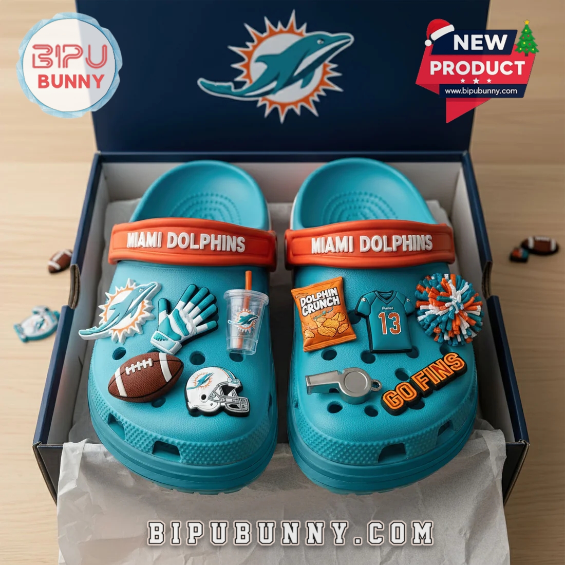 Miami Dolphins Football Crocs Clogs Miami Dolphins Football Crocs Clogs