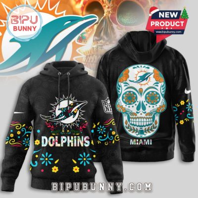Miami Dolphins NFL Dia de los Muertos Limited Editions Hoodie