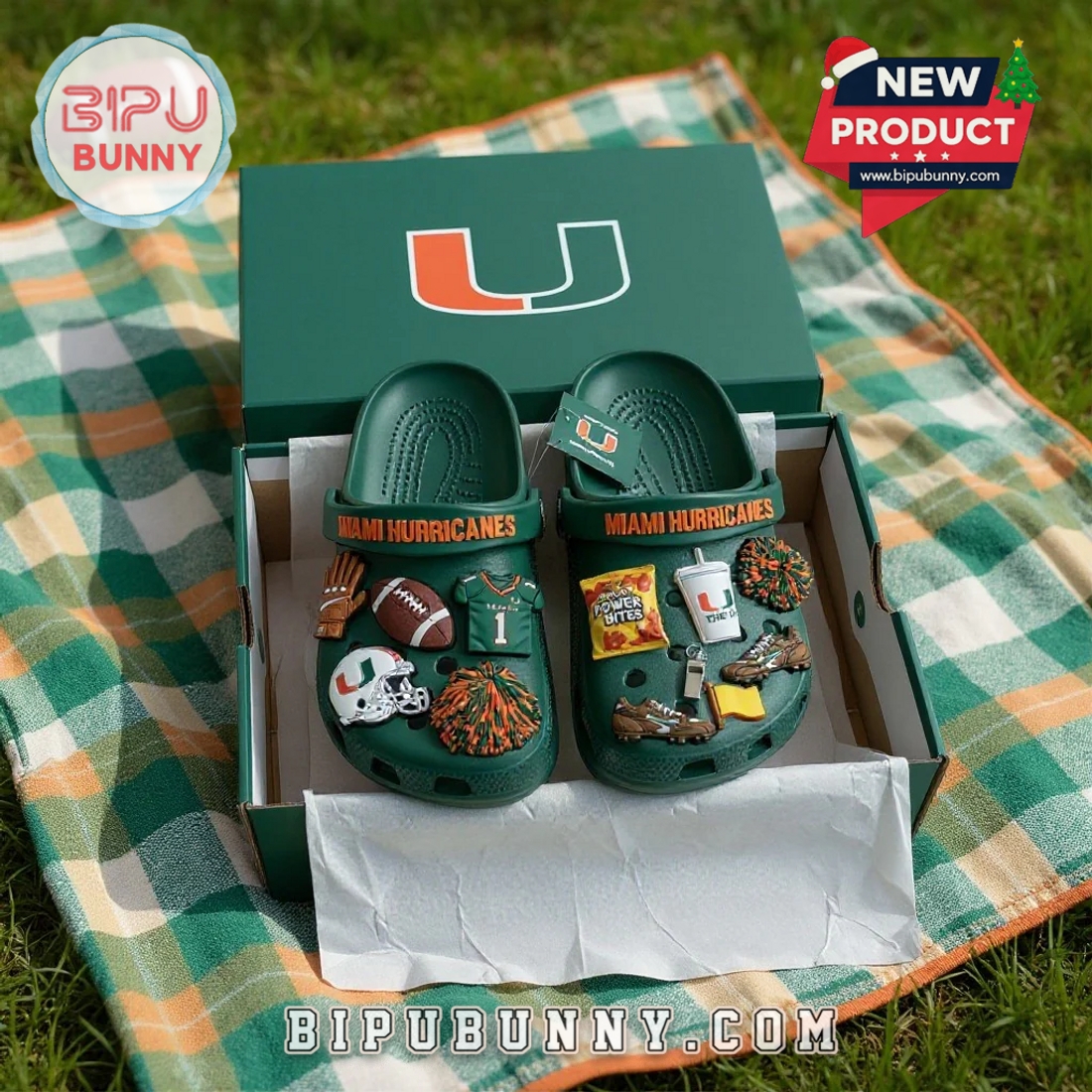 Miami Hurricanes Football Crocs Clogs Miami Hurricanes Football Crocs Clogs