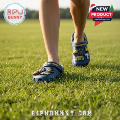 Michigan Wolverines Football Crocs Clogs