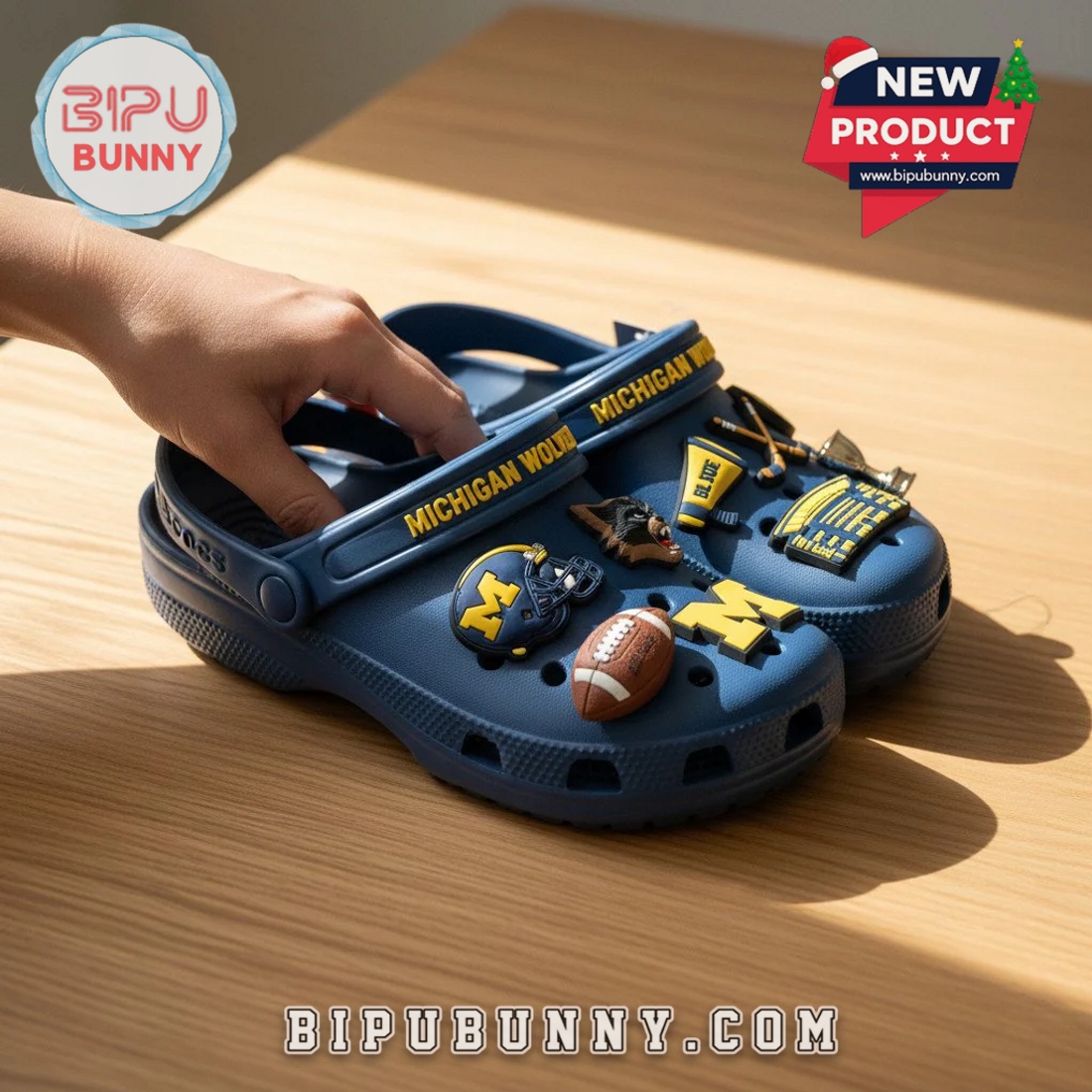Michigan Wolverines Football Crocs Clogs Michigan Wolverines Football Crocs Clogs