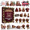 Variety of handcrafted miniatures and themed decorations included with the Golden Gophers 2025 Advent Calendar!