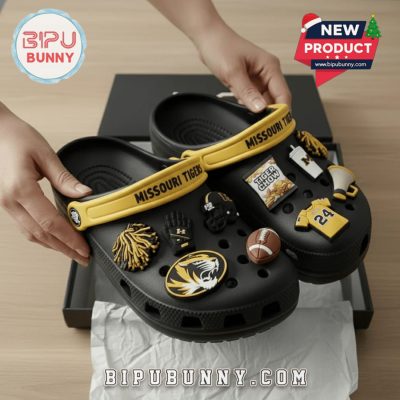 Missouri Tigers Black Edition Crocs Clogs