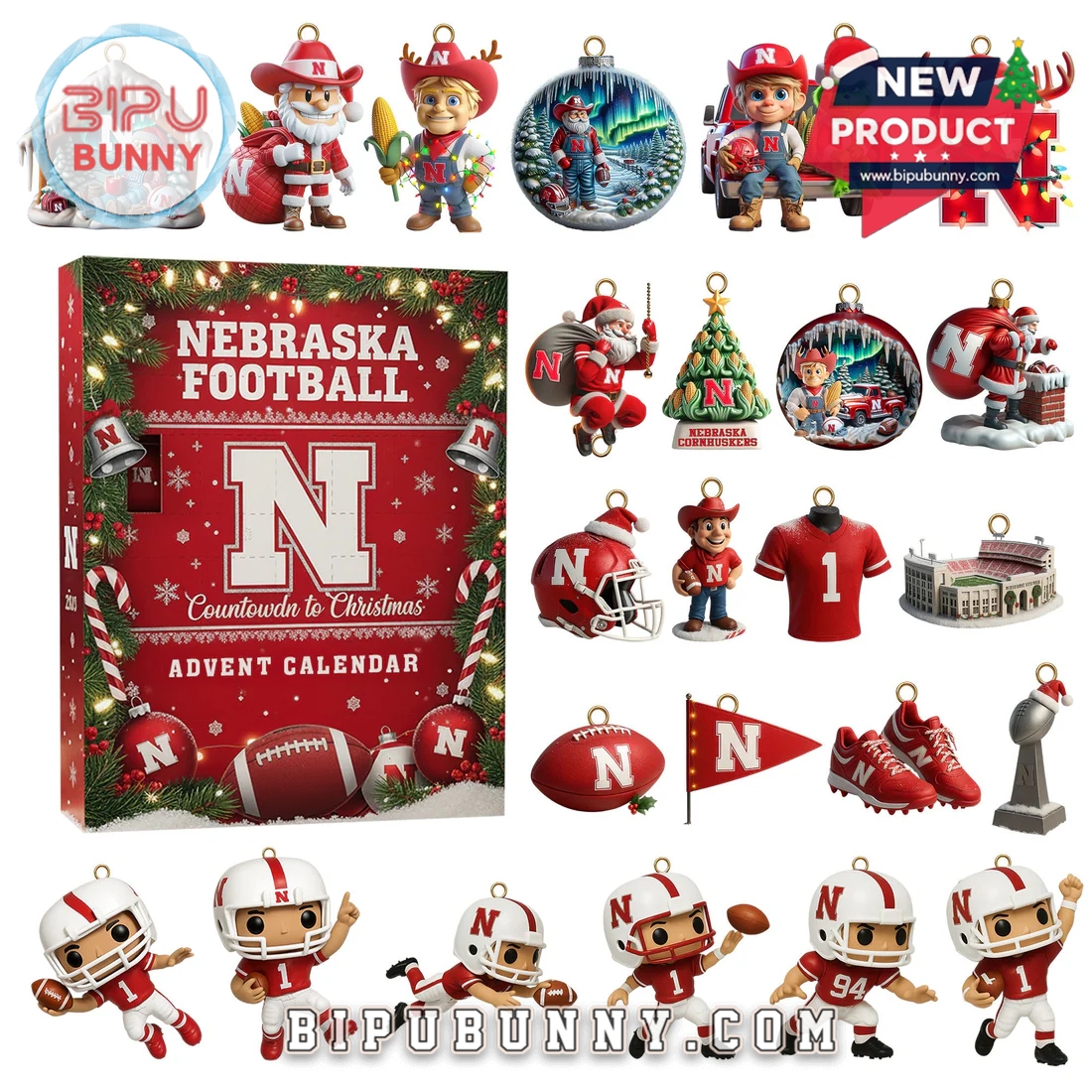 Nebraska Cornhuskers Advent Calendar 2025 Nebraska Cornhuskers Advent Calendar 2025