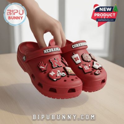 Nebraska Cornhuskers Football Crocs Clogs