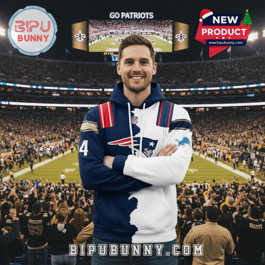 New England Patriots 2025 NFL Home Mix Away Hoodie New England Patriots 2025 NFL Home Mix Away Hoodie