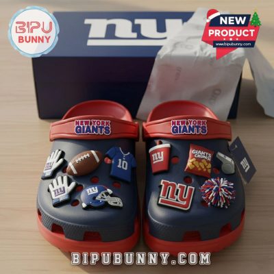 New York Giants Football Crocs Clogs