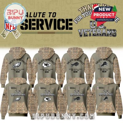 NFL Thank You For Your Service US Veterans Limited Edition Hoodie