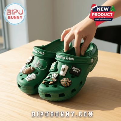 Notre Dame Fighting Irish Football Crocs Clogs