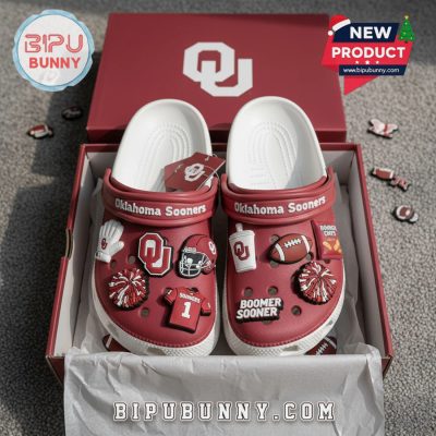 Oklahoma Sooners Football Crocs Clogs