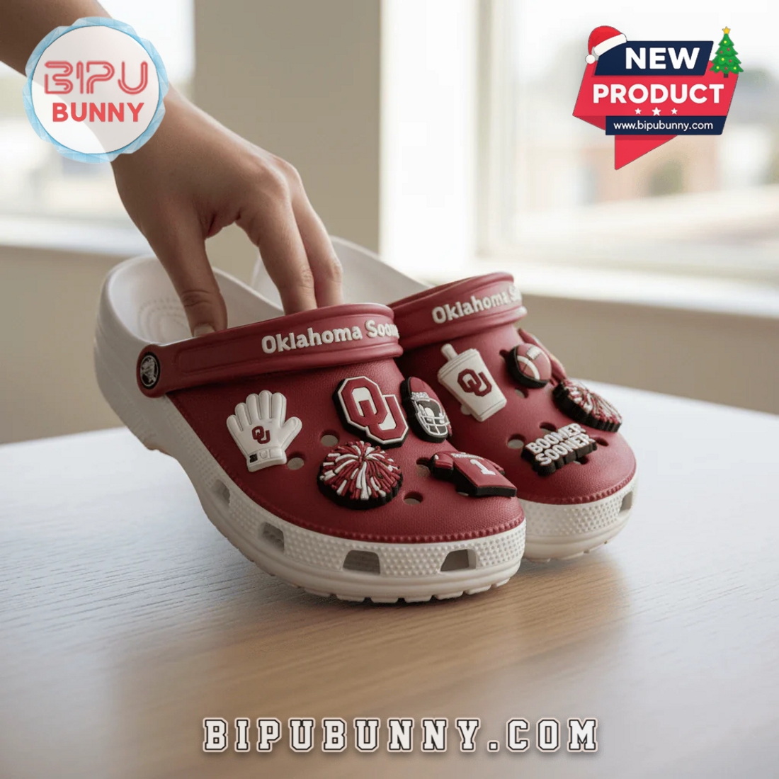 Oklahoma Sooners Football Crocs Clogs Oklahoma Sooners Football Crocs Clogs