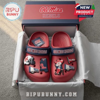 Ole Miss Rebels Football Crocs Clogs