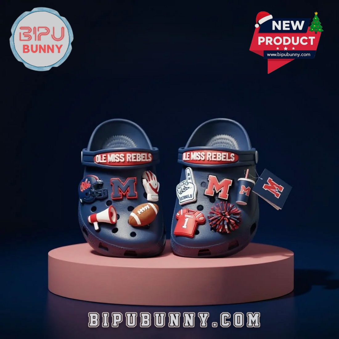 Ole Miss Rebels Football Crocs Crocband Ole Miss Rebels Football Crocs Crocband