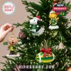 Christmas tree decorated with licensed Oregon Ducks ornaments from the Peanuts collection featuring beloved characters and sporty holiday designs!