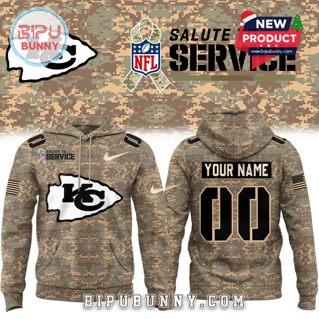Personalized Team NFL Salute To Service 2025 Hoodie Personalized Team NFL Salute To Service 2025 Hoodie