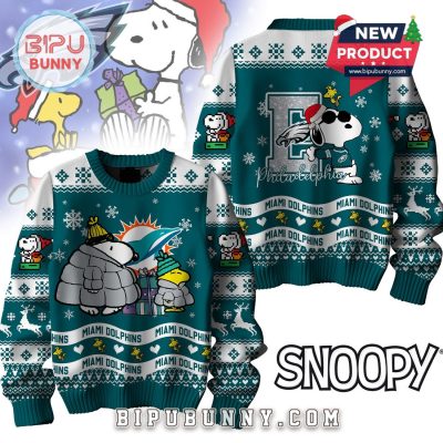 Philadelphia Eagles NFL Peanuts Snoopy Ugly Sweater 2025