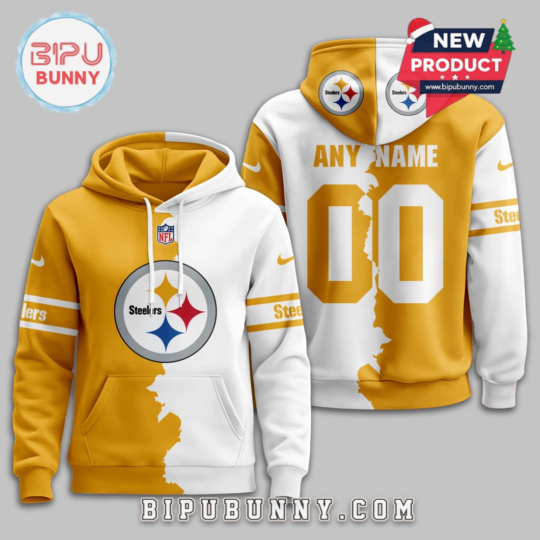Pittsburgh Steelers 2025 Victory Split Hoodie Pittsburgh Steelers 2025 Victory Split Hoodie