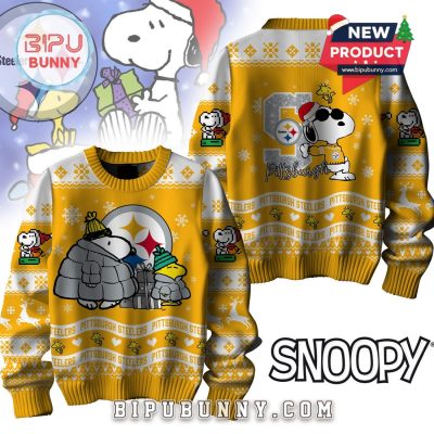 Pittsburgh Steelers NFL Peanuts Snoopy Ugly Sweater 2025