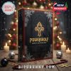 Powerwolf Advent Calendar box with gothic design and Christmas-themed background.